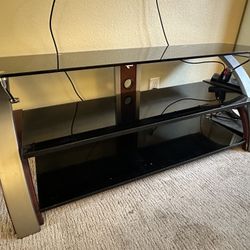 Smoked Glass Shelf/TV Stand