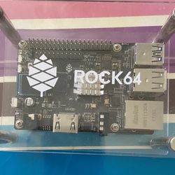Rock 64 Single Board Computer . 4 Gigs Ram With Dual Core Processor .Aka a Tinker Board. 