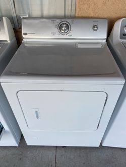 Gas dryer brand Maytag 30 days of warranty free delivery and installation