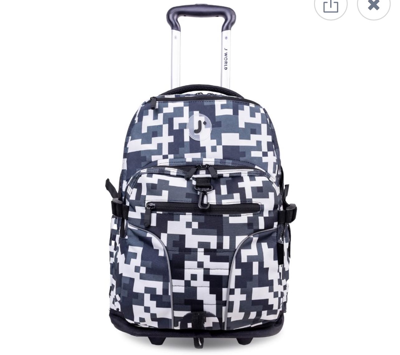 J World New York Lunar Rolling Backpack