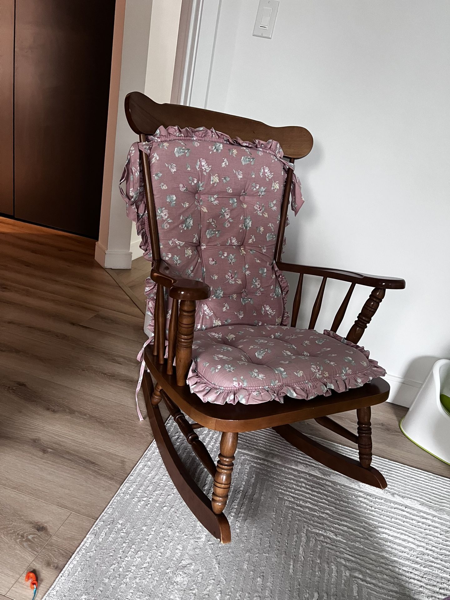 Wooden Rocking Chair - Made In Japan