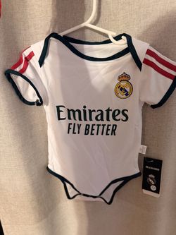 Real Madrid Baby Onesie Jersey
