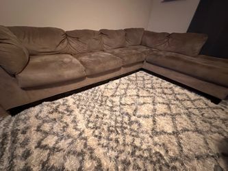 Brown sectional - Used - $100