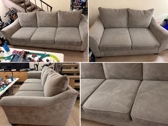 Gray Sofa & Loveseat Set  $250 OBO