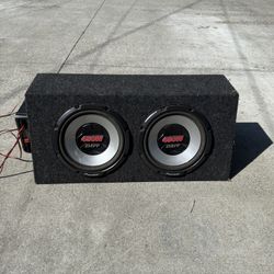 2x 12in Sub Box With Amp