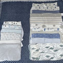 Baby Burp Cloth & Receiving Blankets