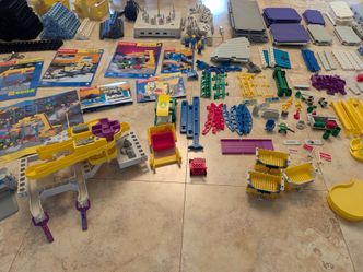 Huge Rokenbok lot - system, vehicles, conveyors, Rok-lift, tons of blocks and beams