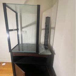 Fish Tank With Bottom Table Cabinet 