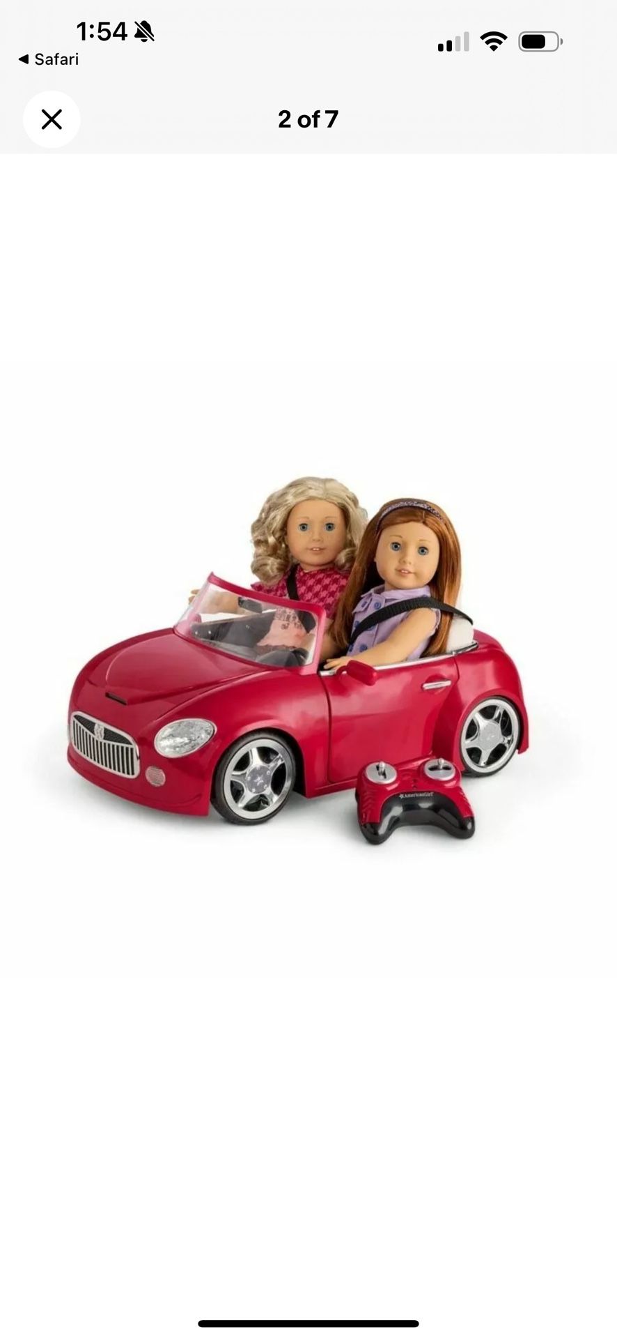 American Girl Sports Car