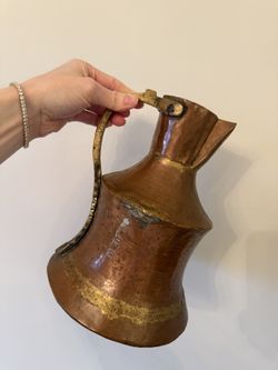 Copper pitcher