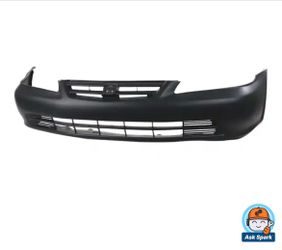 Replacement 2002 Honda Accord - Front Primed Bumper Cover, Sedan Manufacturer #H010302P