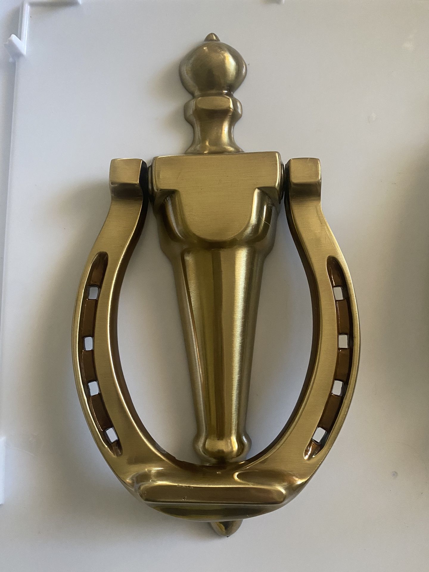 Ranch solid brass door knocker(4”x7 1/2”)