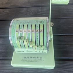 Vintage Check Writer Paymaster