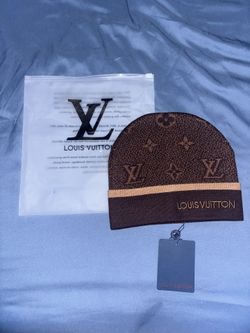 Louie Vuitton Brown Monogram Beanie (price negotiable)
