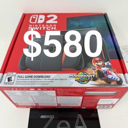 Nintendo Switch 2 Console Mario Kart Bundle