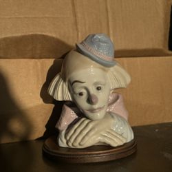 Vintage Sad Pierrot Clown 
