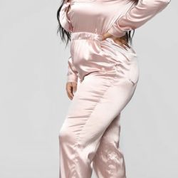 Satin Jumpsuit ! Size 3X