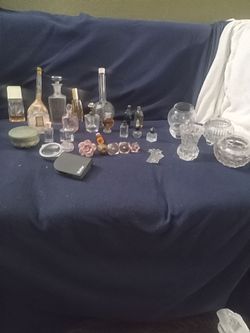 Perfume  bottles /candle/ bath stuff