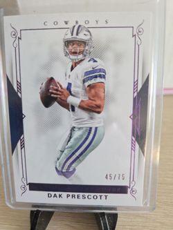 Cowboys Dak Prescott Parallel Card