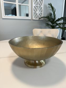 Serving Bowl/ Frutero  dorado 
