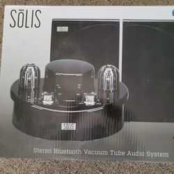 SOLIS STEREO BLUETOOTH VACUUM TUBE AUDIO SYSTEM 