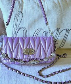 Gorgeous Iridescent Violet Purse