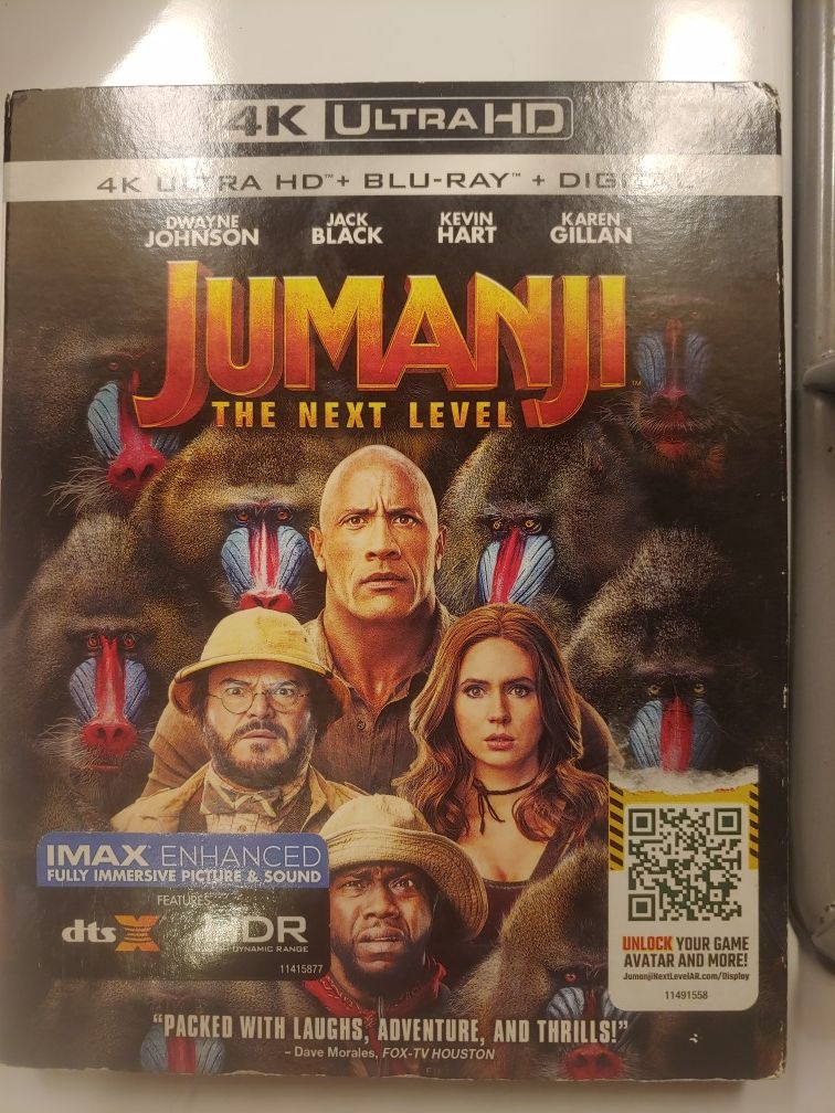 Jumanji - the next level 4k