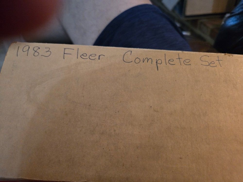 1983 Fleer Complete Set Of Baseball Cards