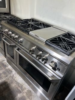 Stainless Steel Dual Fuel Pro Range