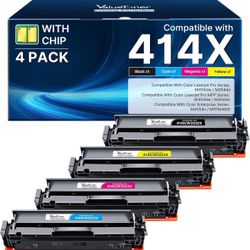 414X Toner Cartridges 4 Pack High Yield