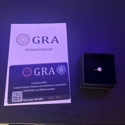 Moissanite Engagement Ring