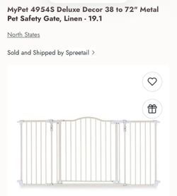 Toddler/pet gate - brand new in box