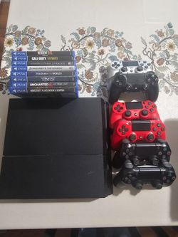 Title: PlayStation 4 Bundle - Console, 5 Controllers, & 7 Games - Ready to Play!