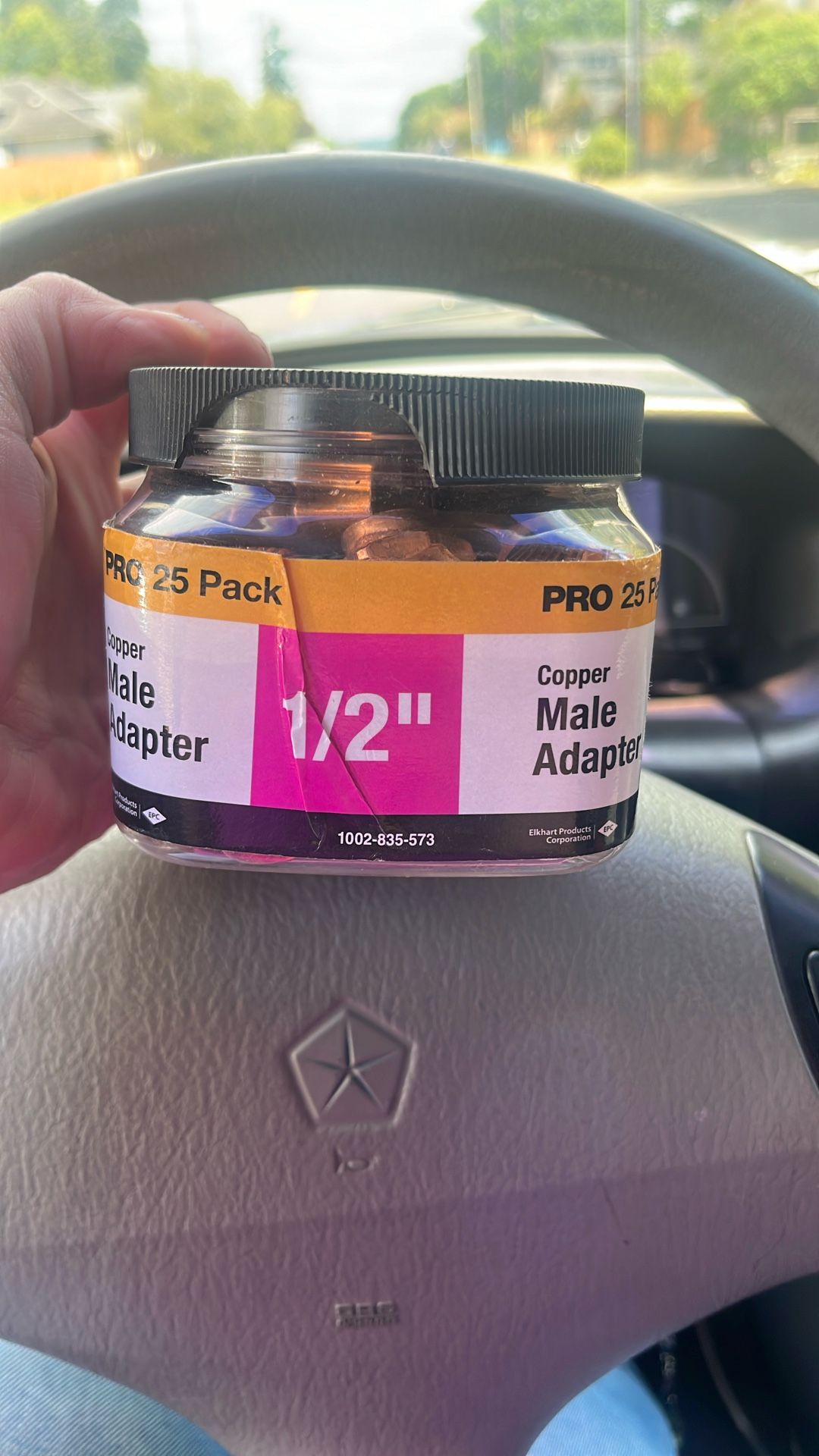 Male Copper 1/2 Adapter