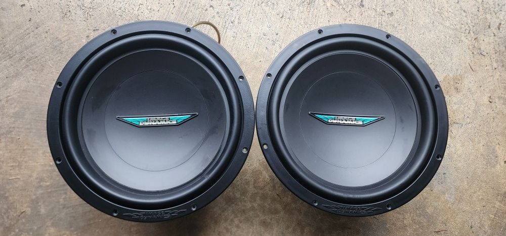 Pair Image Dynamics 12" Subwoofer Speakers