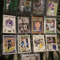JJ McCarthy Rookie Cards! 13 Card Rc Lot! Jersey Patch Rc! Inserts Rc! 