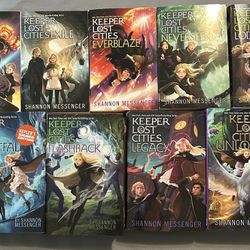 Keeper Of The Lost Cities, Shannon Messenger: Books 1 - 8.5 Good Quality 