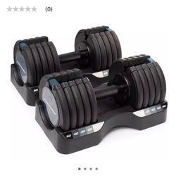 Brand new pro-form 50 Lb select a weight dumbbells
