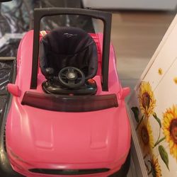 Kids Starts Ford Mustang Ways to Play 4-in-1 Baby Activity Push Walker Pink