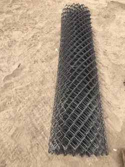 6 ft black chain link