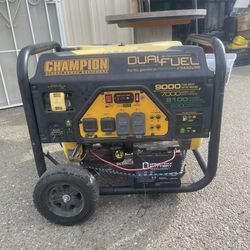 Generator electric start gas and propane