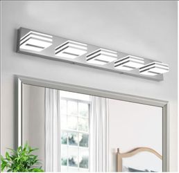 LED 5 Light Vanity Lighting 30W Chrome