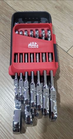 Mac Tools Flexiable Ratcheting Wrench Metric Set New