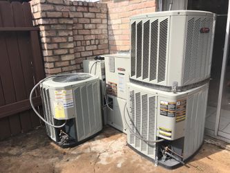 A/C unit compressor and inside unit