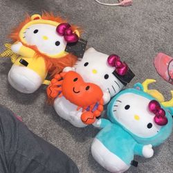 Brand New Plushies Hellow Kitty Each For 50$