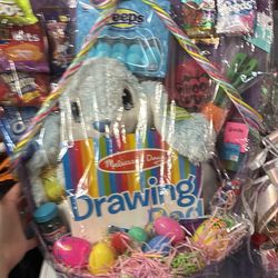 Easter bunny gift basket