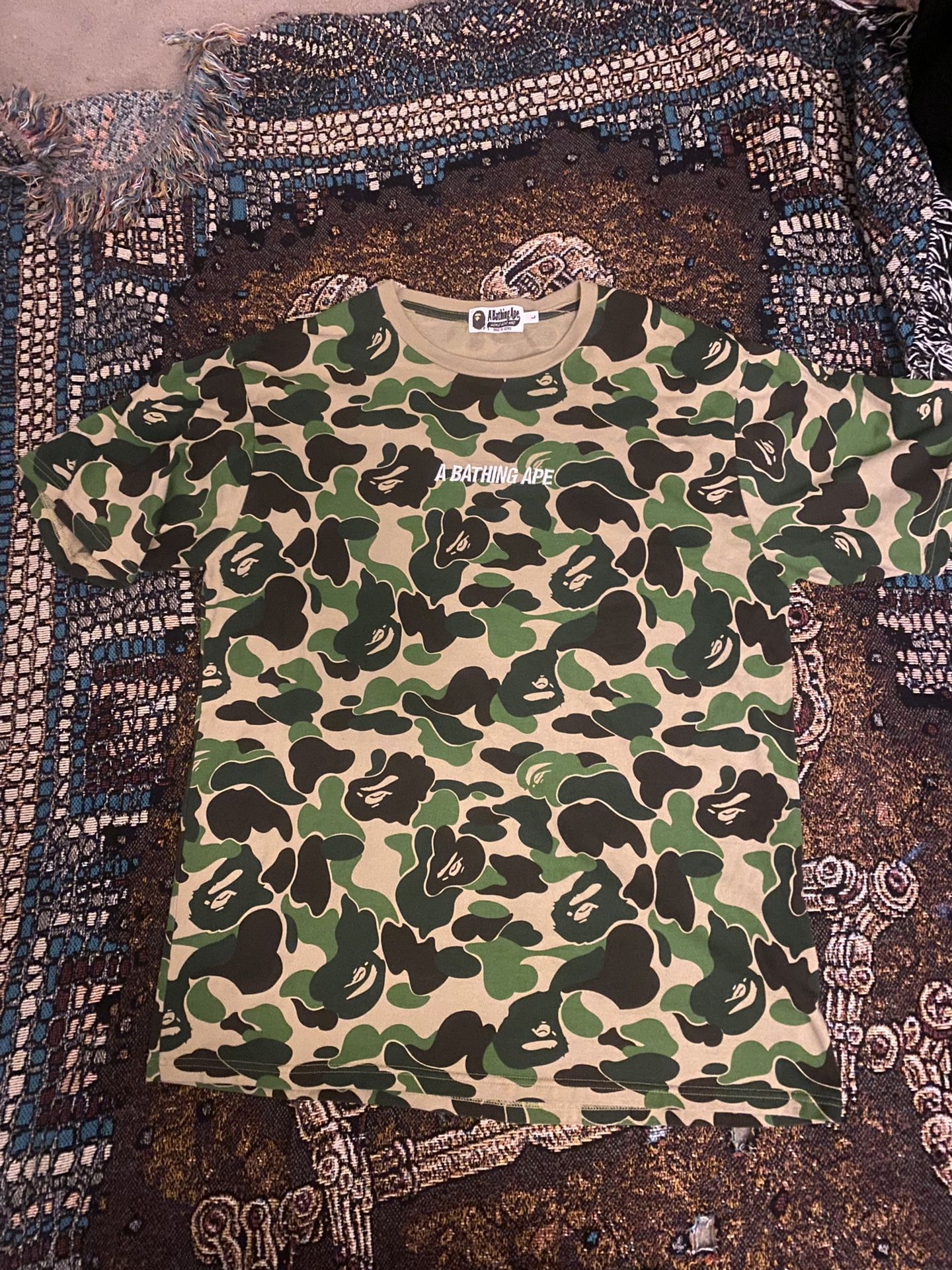 Bape All Over Camo Shirt