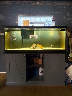 75g tank with stand. Comes with everything