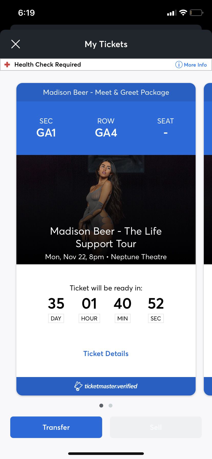 Madison Beer VIP Meet And Greet Concert Tickets
