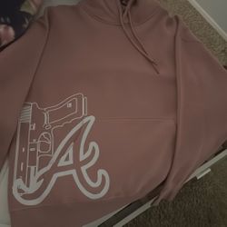pink pablo escobar hoodie (XL)
